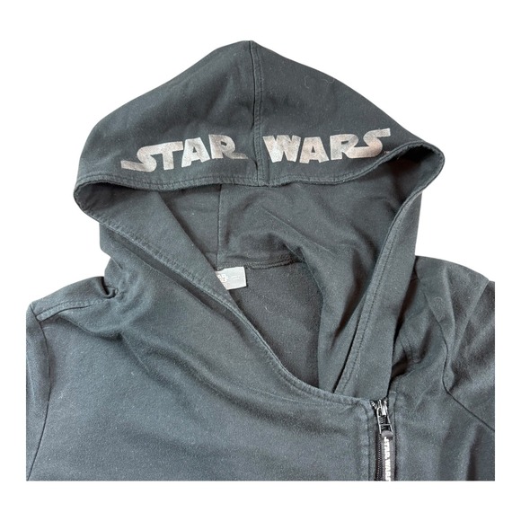 Star Wars Jacket Black Hoodie Her Universe Hooded Zip Up cloak Small Cosplay - Picture 2 of 10